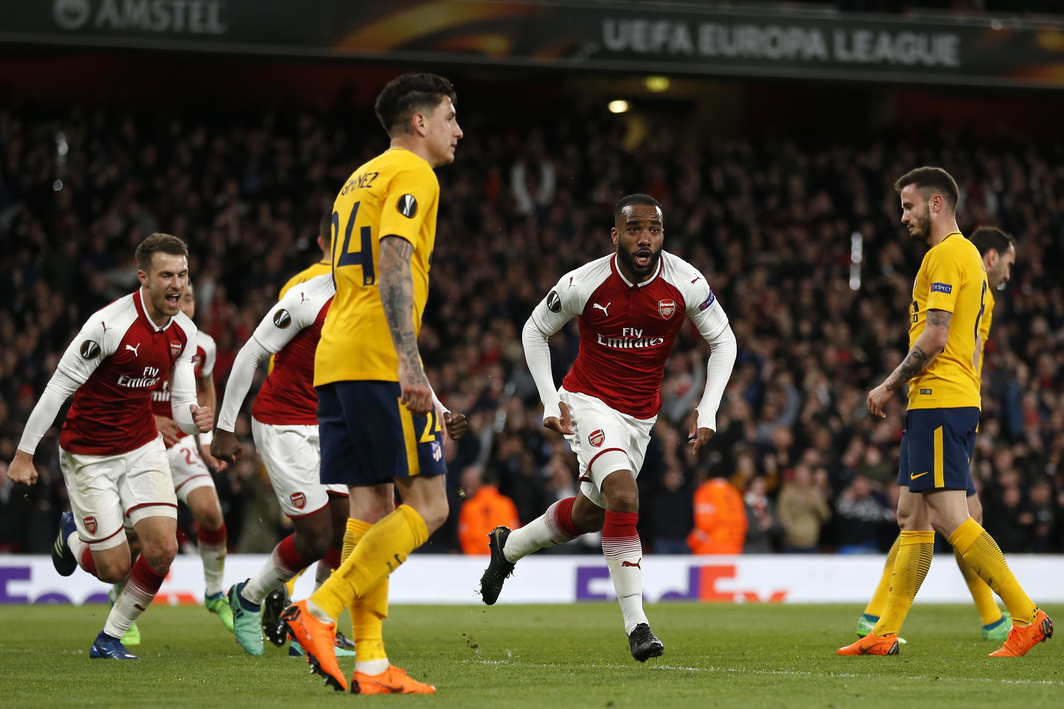Arsenal Atletico Lacazette