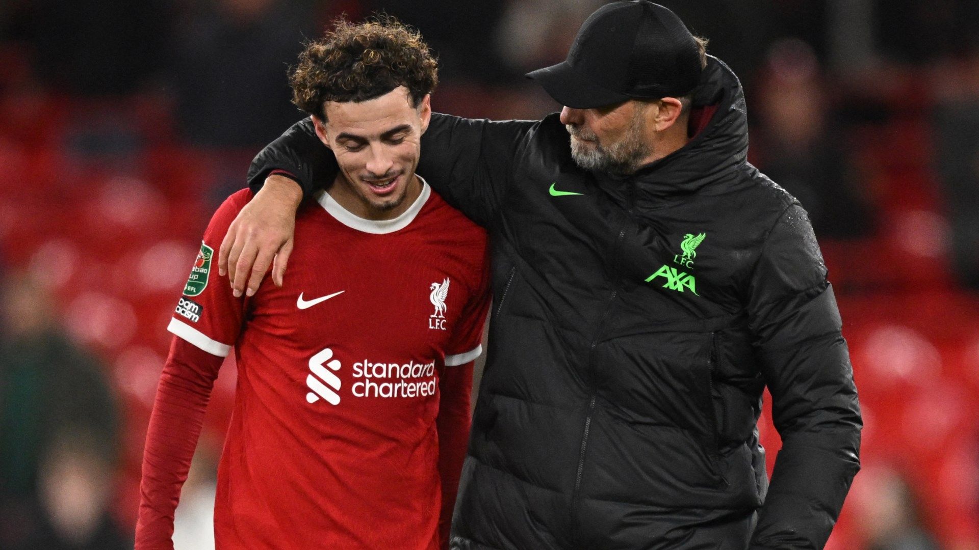 Curtis Jones Jurgen Klopp Liverpool 2023-24