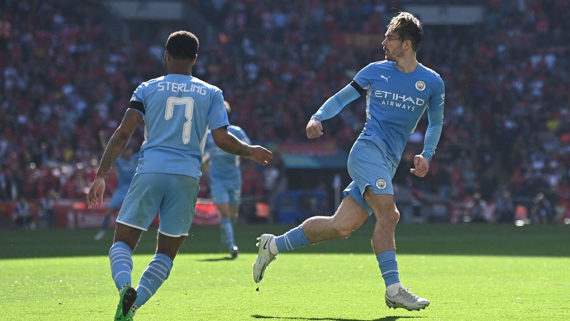 Jack Grealish Man City vs Liverpool FA Cup semi-final 2021-22