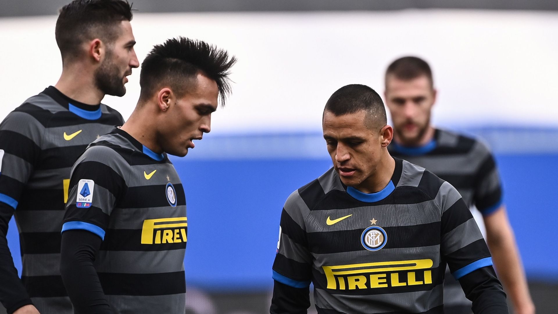 060121 Sampdoria Inter Lautaro Martínez y Alexis Sánchez