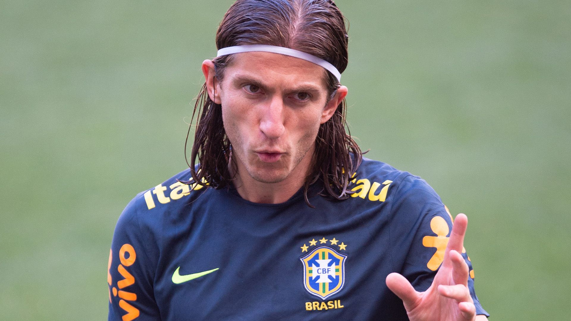 Filipe Luis Brasil treino 04092018 Nova Jersey