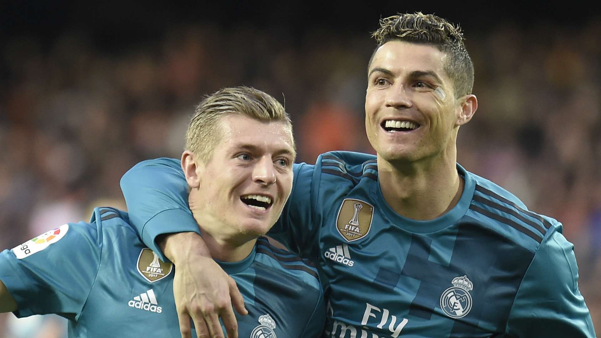 Toni Kroos Cristiano Ronaldo Real Madrid 2017-18