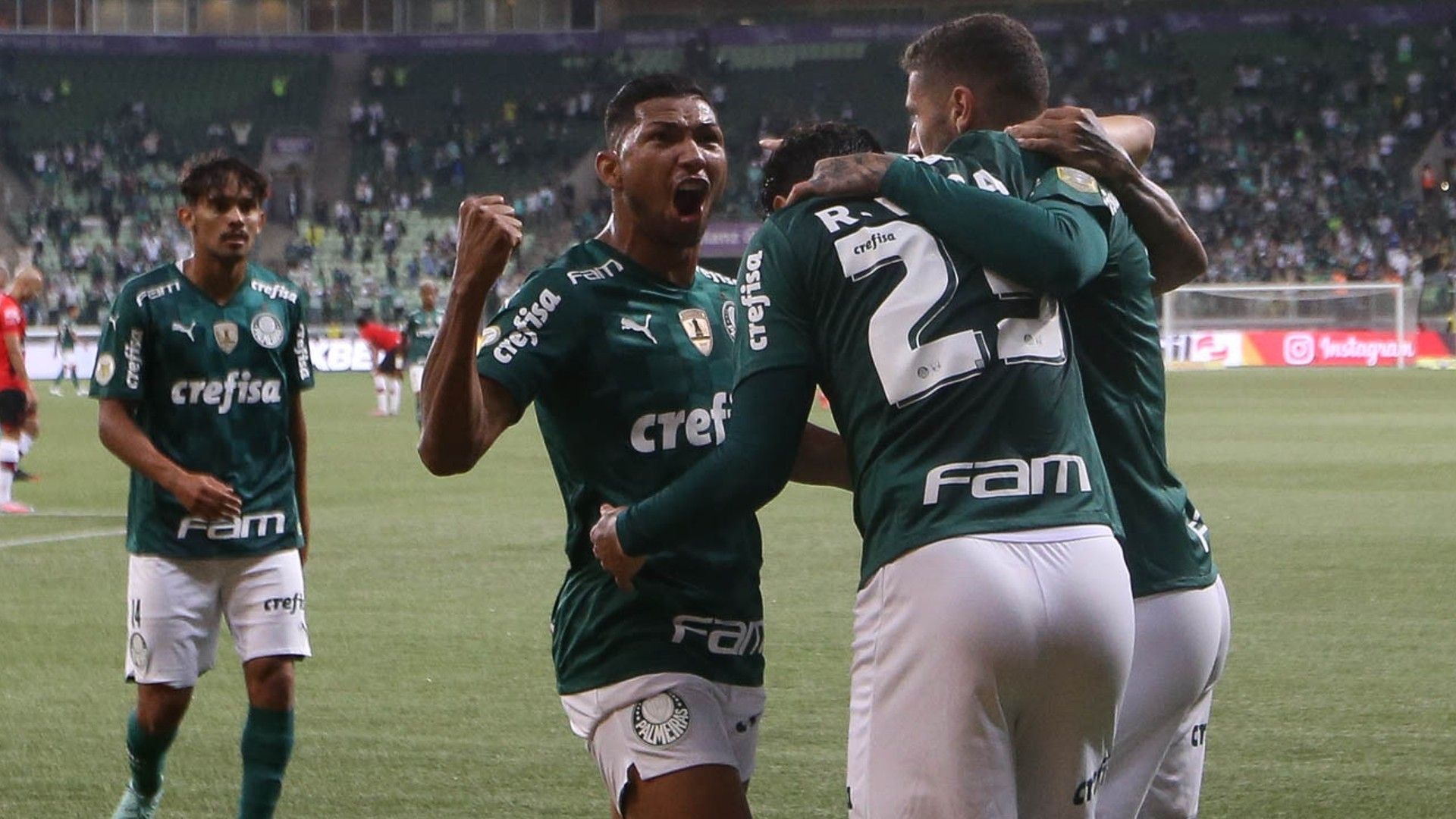 Rony Palmeiras Atlético-GO Brasileirão 2021