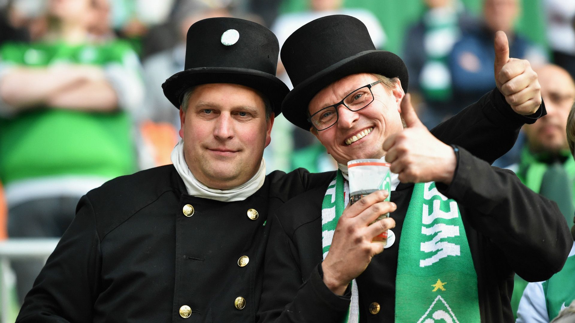 BREMEN SUPPORTERS GERMAN BUNDESLIGA 02052016