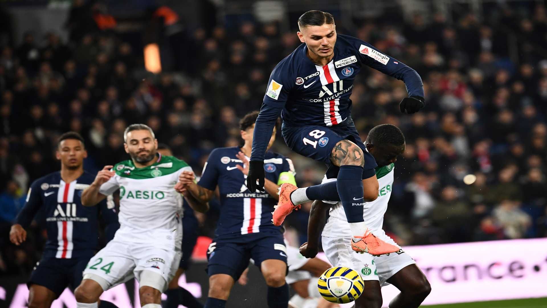 Maruo Icardi PSG ASSE Coupe de la Ligue 08012019