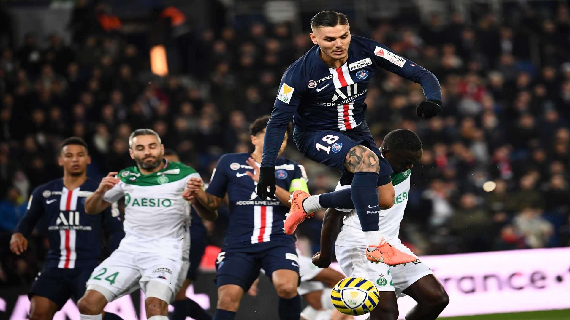 Maruo Icardi PSG ASSE Coupe de la Ligue 08012019