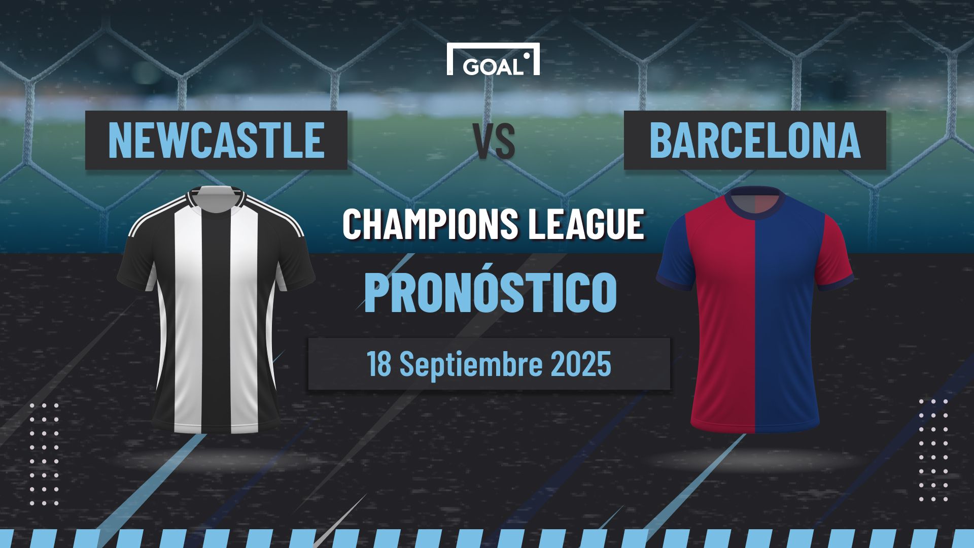 Newcastle vs Barcelona Pronóstico y Apuestas Champions League | 18/09/25