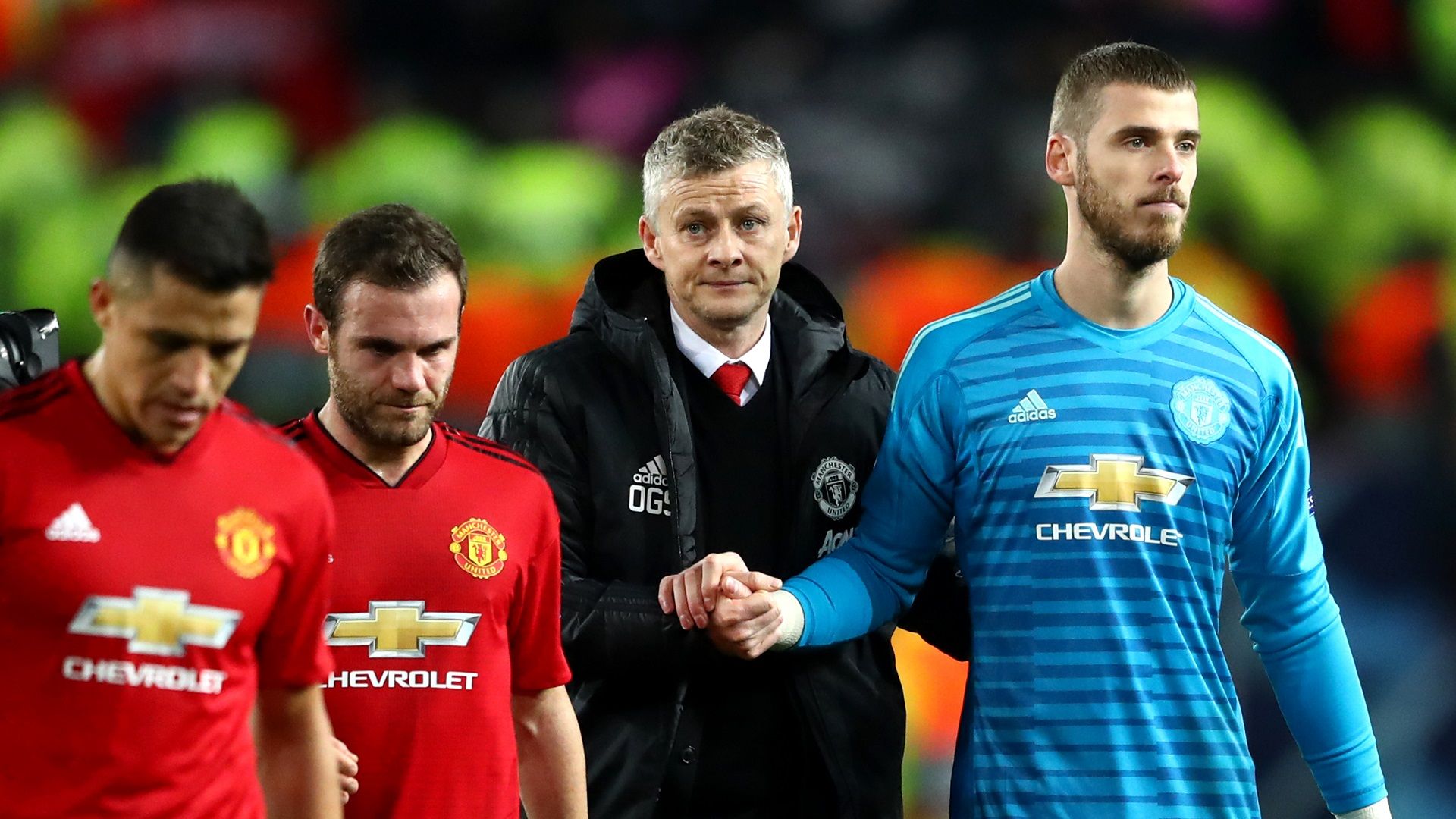 Alexis Mata Solsjkaer De Gea Man Utd