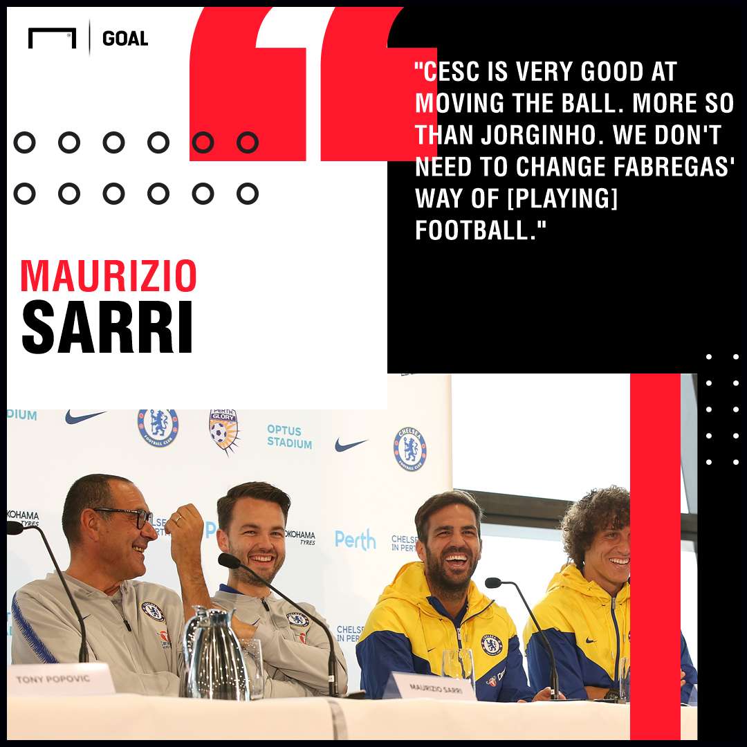 Cesc Fabregas Maurizio Sarri PS