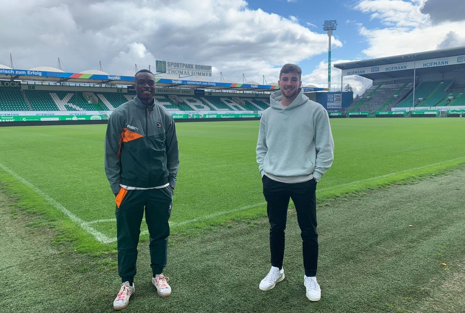 DICKSON ABIAMA STANISLAV SCHUPP GOAL GREUTHER FÜRTH FOTO