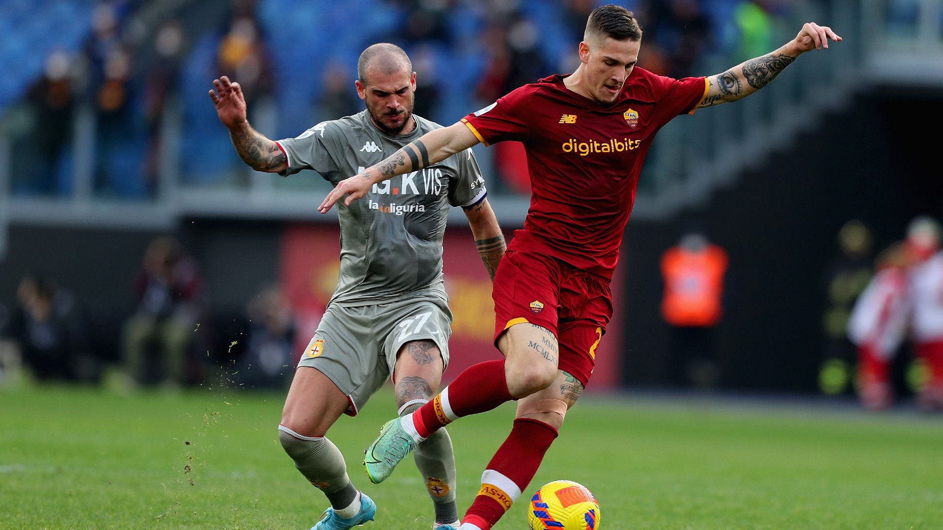 Zaniolo Sturaro Roma Genoa Serie A