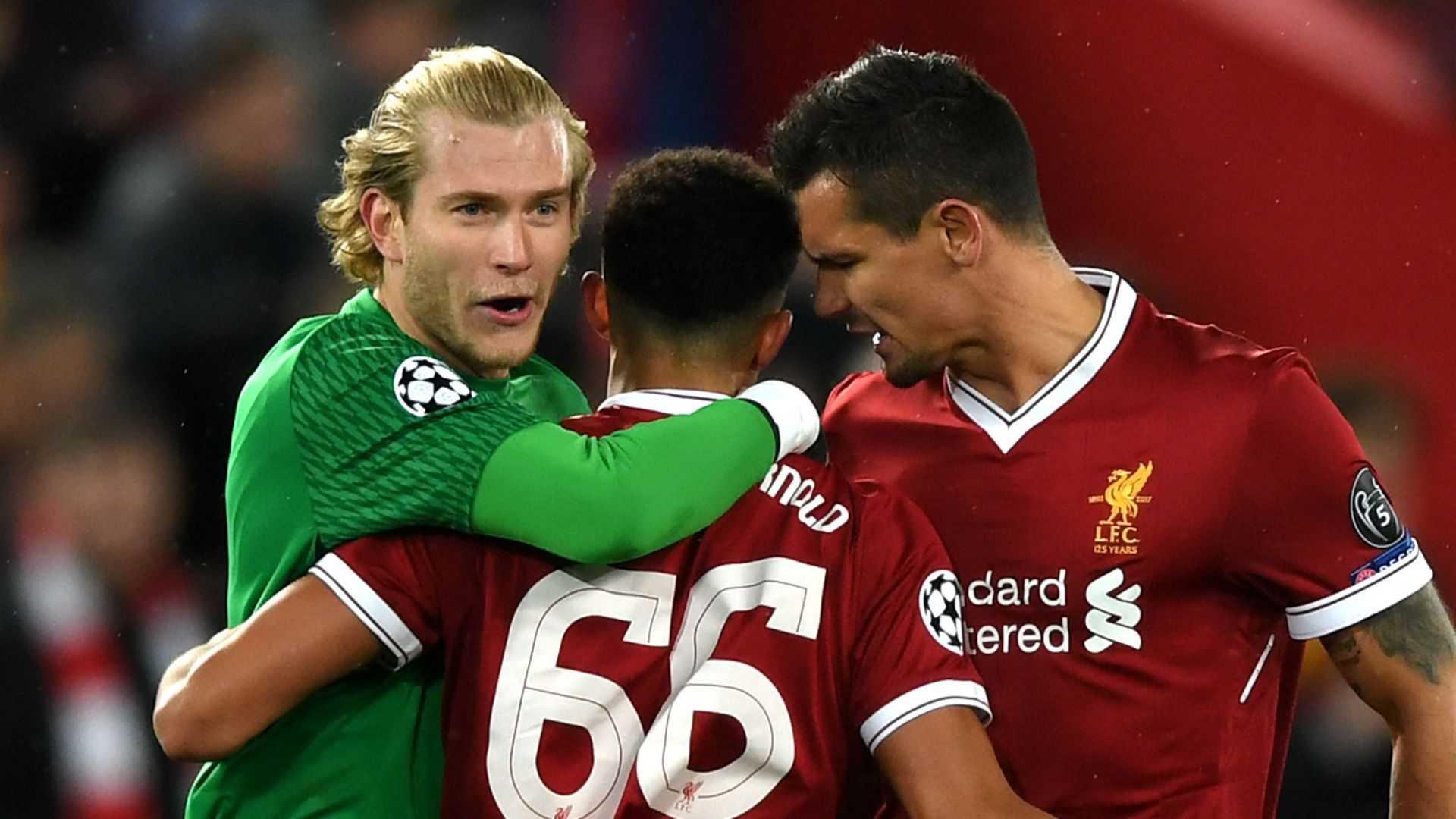 Lorius Karius Dejan Lovren Liverpool