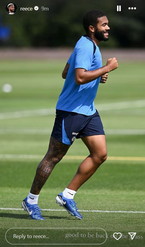 Reece James Instagram post