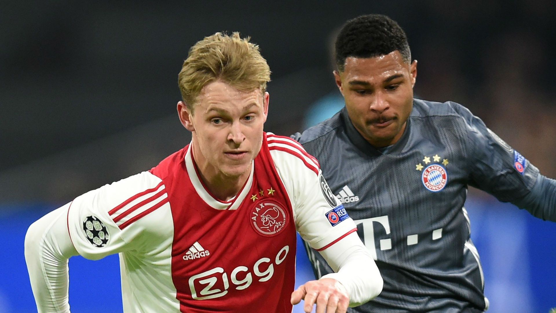 De Jong Bayern Ajax Champions League