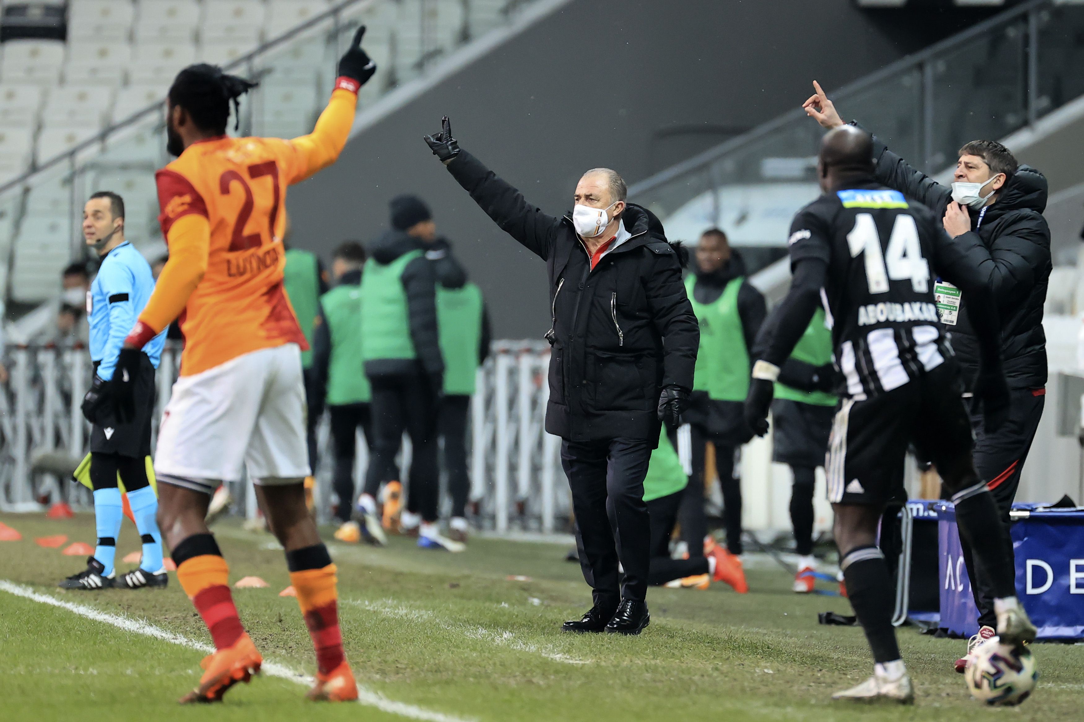 Fatih Terim Galatasaray Coach vs. Besiktas 01/17/21
