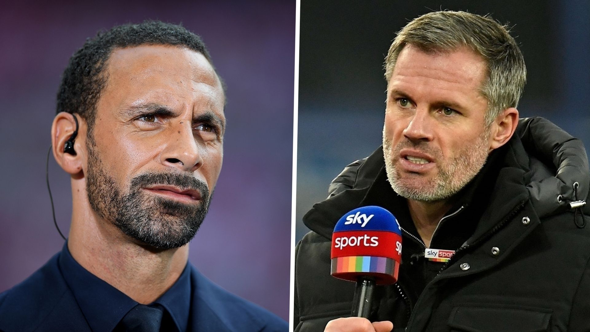 Rio Ferdinand & Jamie Carragher 