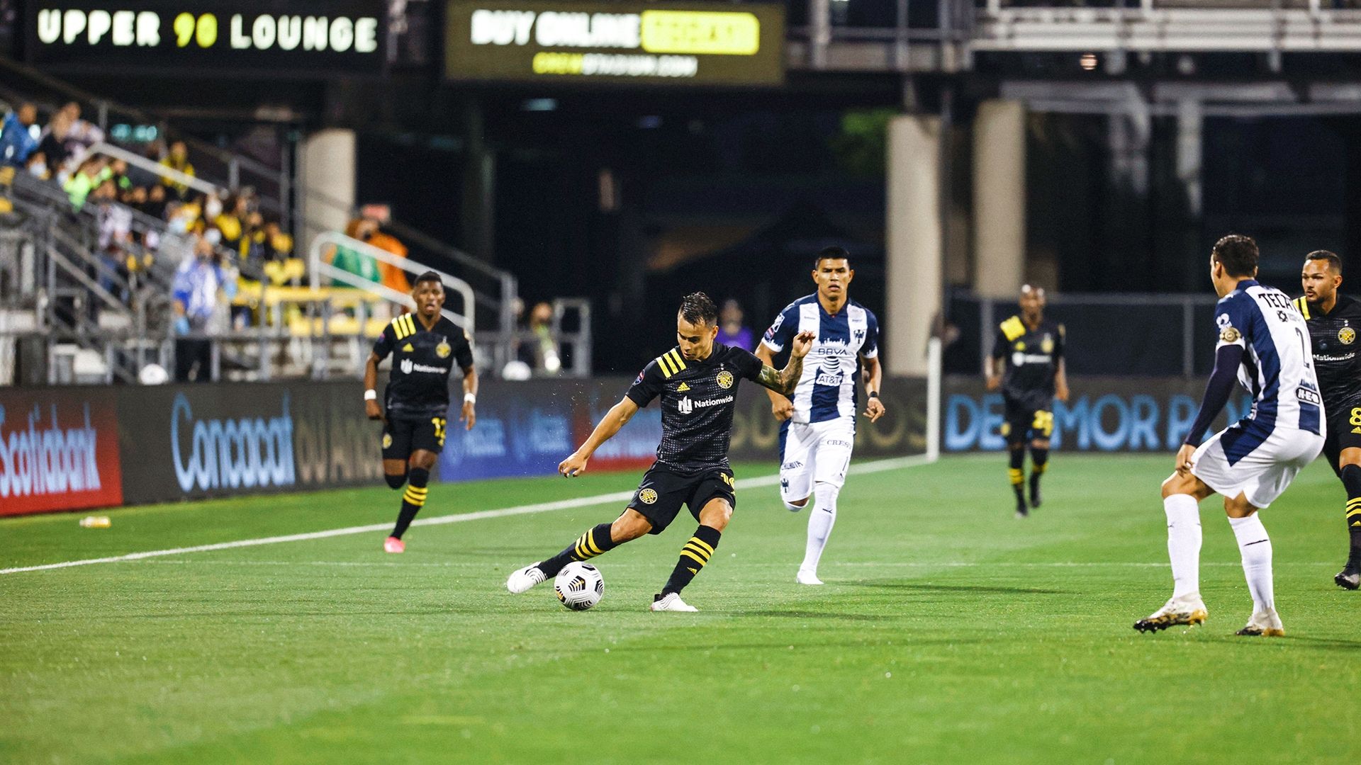 Lucas Zelarayán, Jesús Gallardo / Columbus Crew vs Monterrey Concachampions 2021