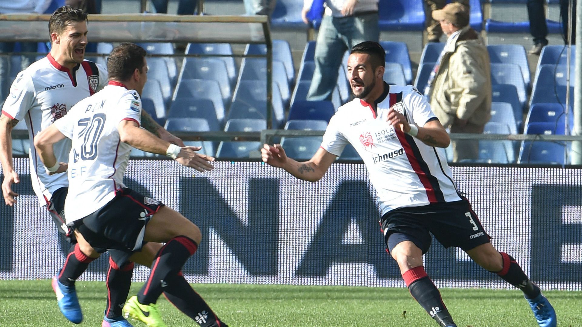 Mauricio Isla, Cagliari, Serie A, 02192017