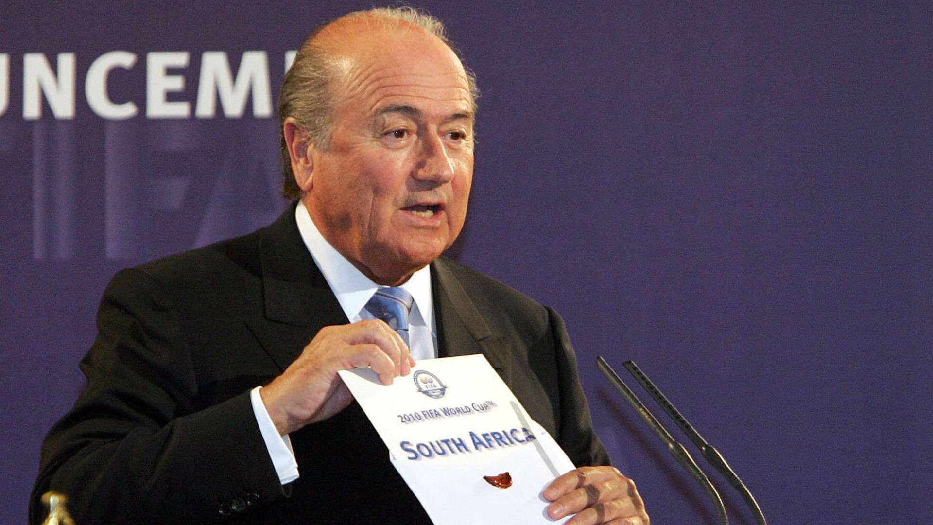 Sepp Blatter South Africa World Cup 2010