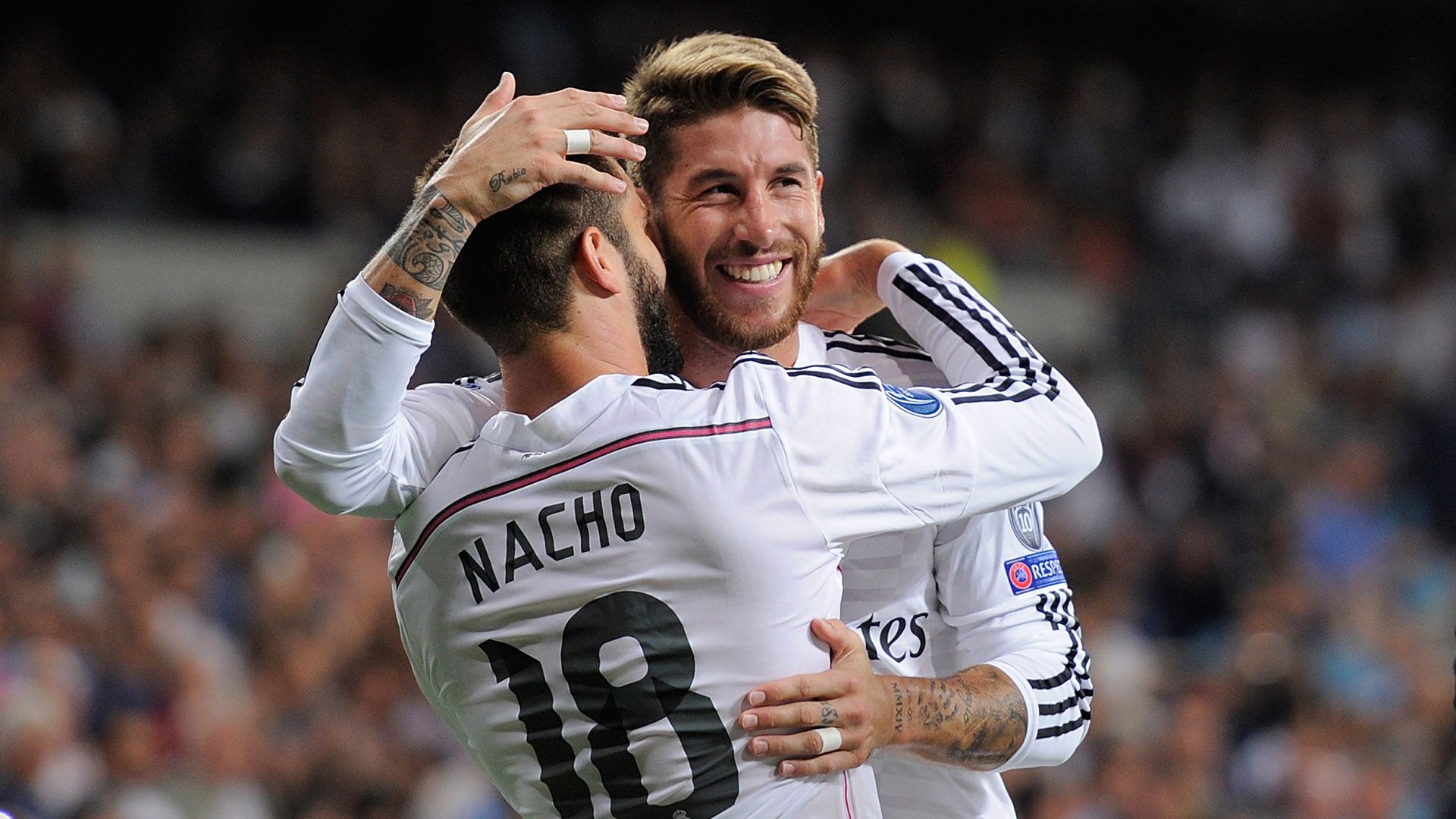 Nacho Fernandez Sergio Ramos Real Madrid La Liga