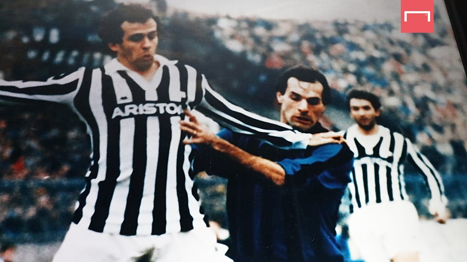 Giuseppe Volpecina con Platini