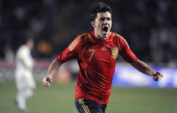 David Villa Goal vs Italy Friendly 2008
