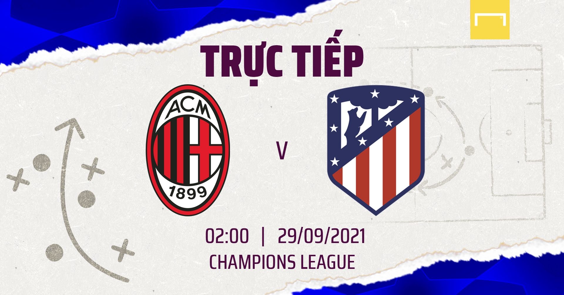 Live Milan vs Atletico Madrid Champions League 2021/22