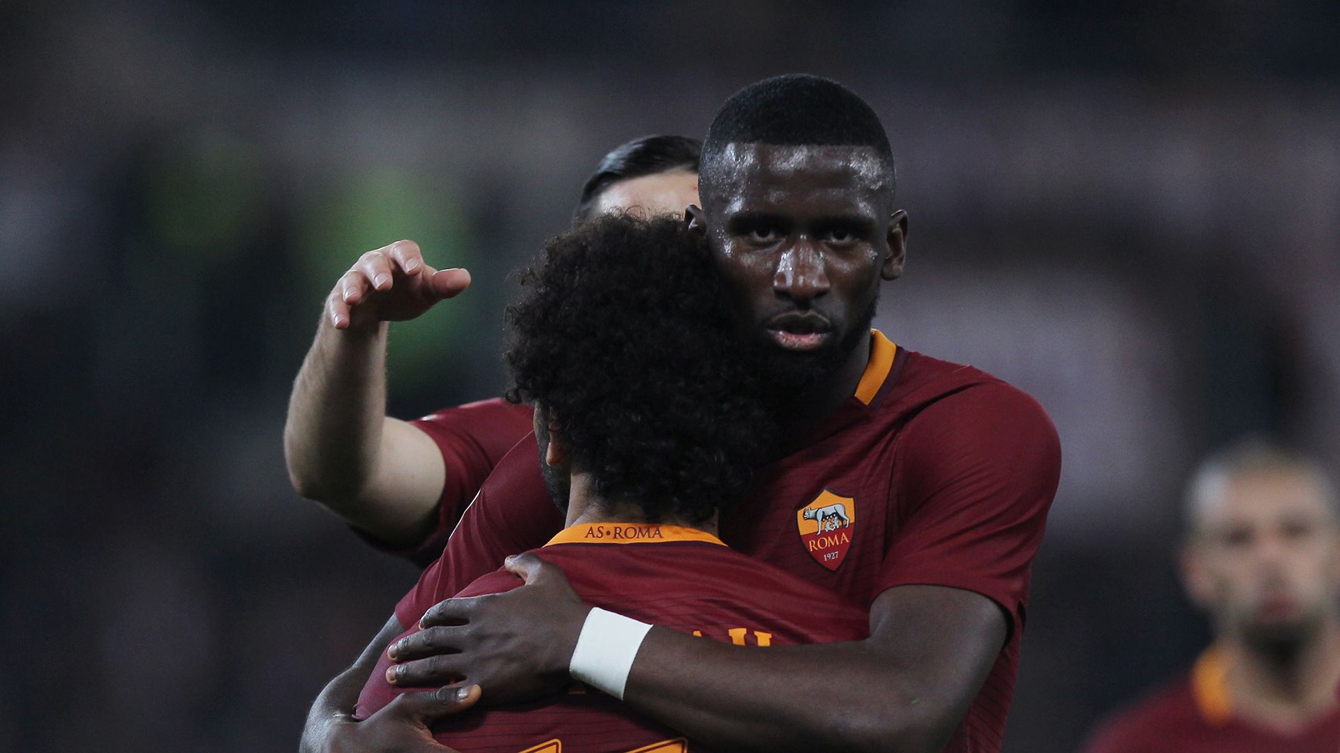 Antonio Rudiger Mohamed Salah Roma