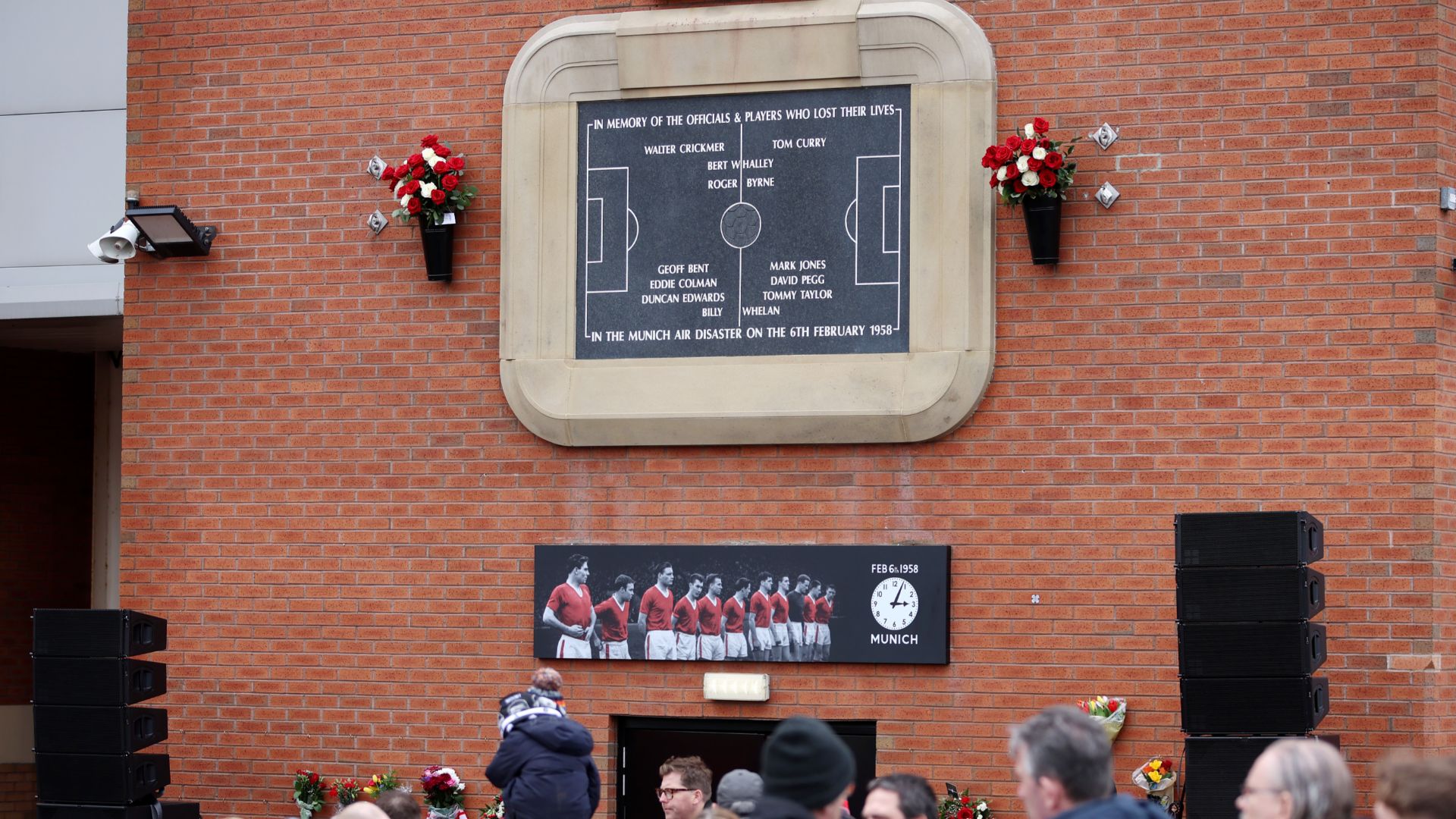 Munich air disaster Old Trafford