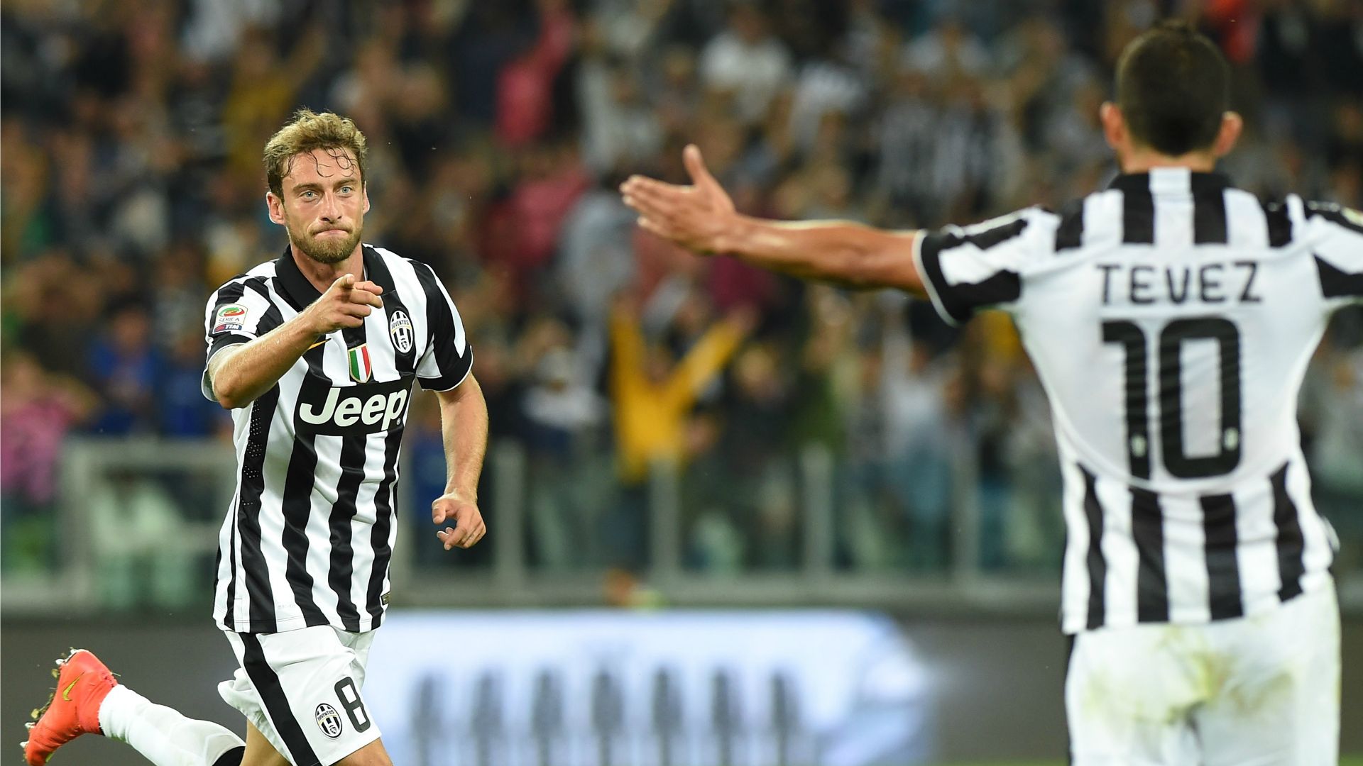 Claudio Marchisio Carlos Tevez Juventus Udinese