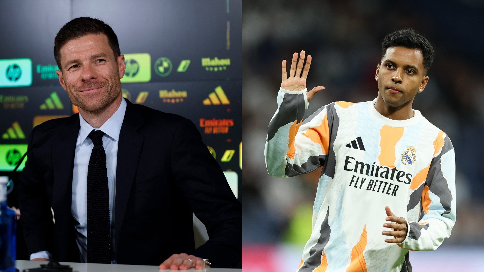 Xabi Alonso and Rodrygo