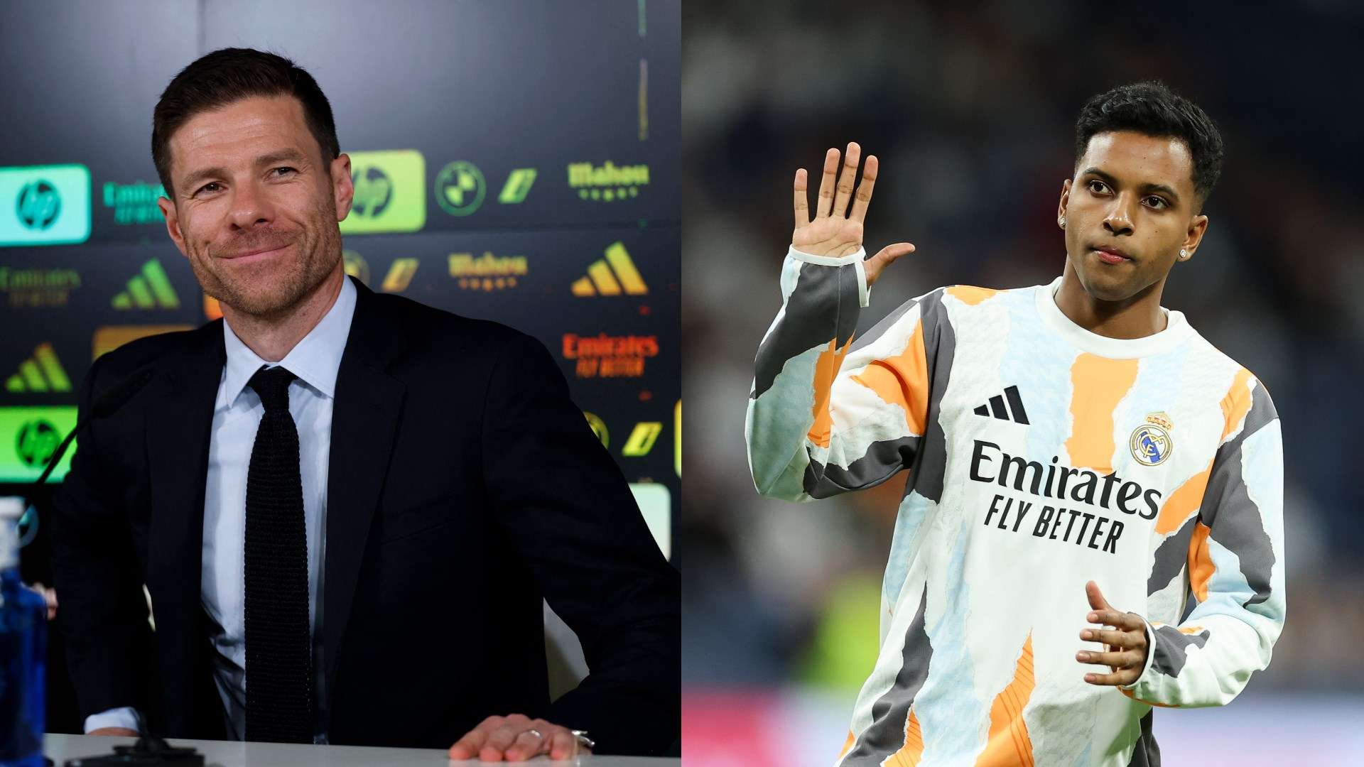 Xabi Alonso and Rodrygo