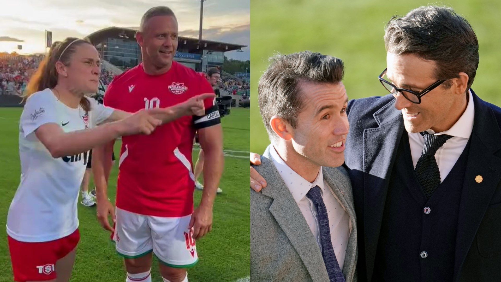 Heather O'Reilly Rob McElhenney Ryan Reynolds