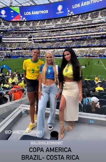 Alisha Lehmann Copa America Brazil Costa Rica