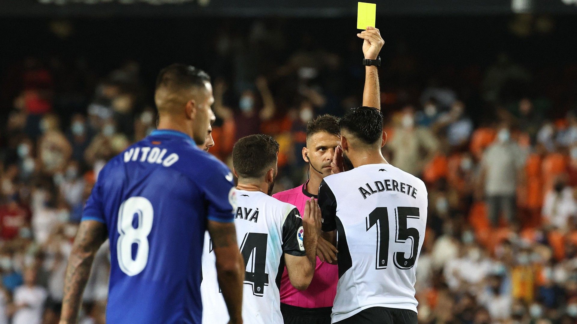 Valencia yellow card 2021-22