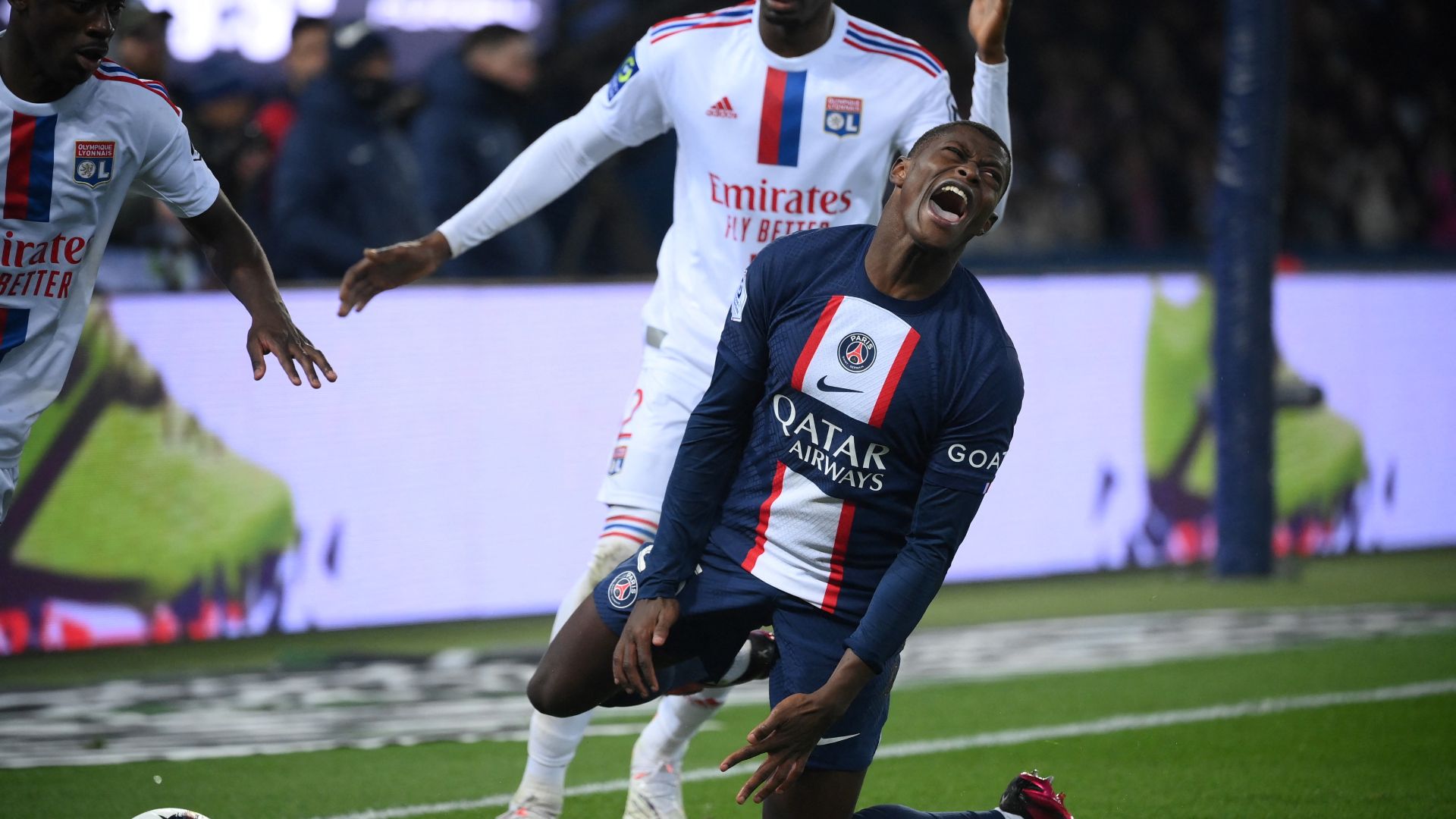 Nuno Mendes PSG Lyon Ligue 1 02042023