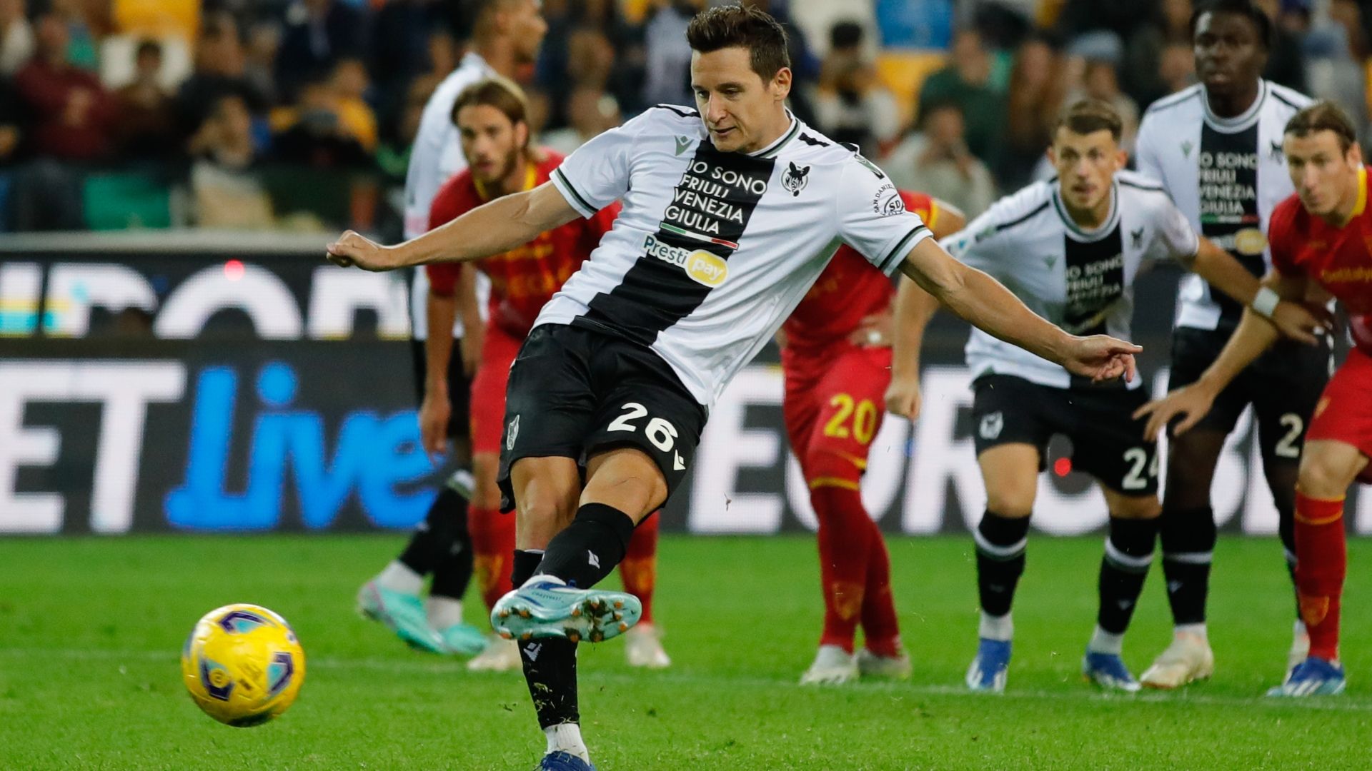 Thauvin penalty Udinese Lecce