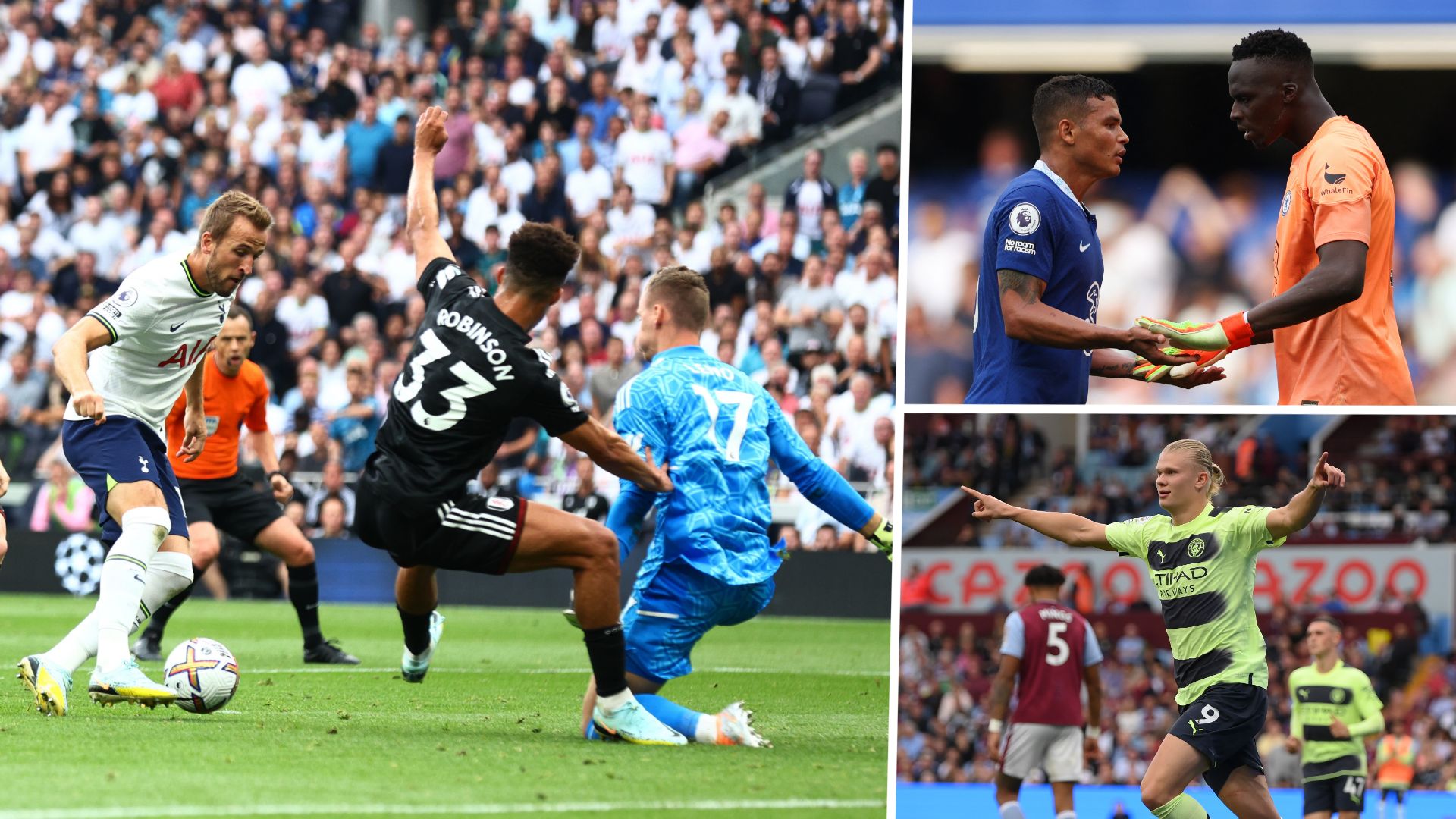 Premier League Tottenham Kane Chelsea Mendy Thiago Silva Manchester City Haaland