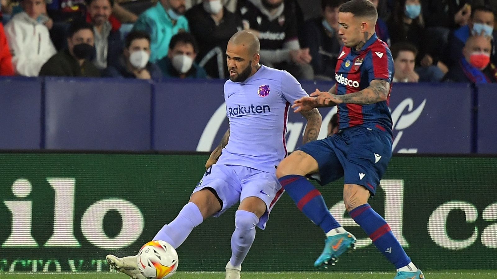 Dani Alves, Levante Vs. Barcelona la liga 2021-22