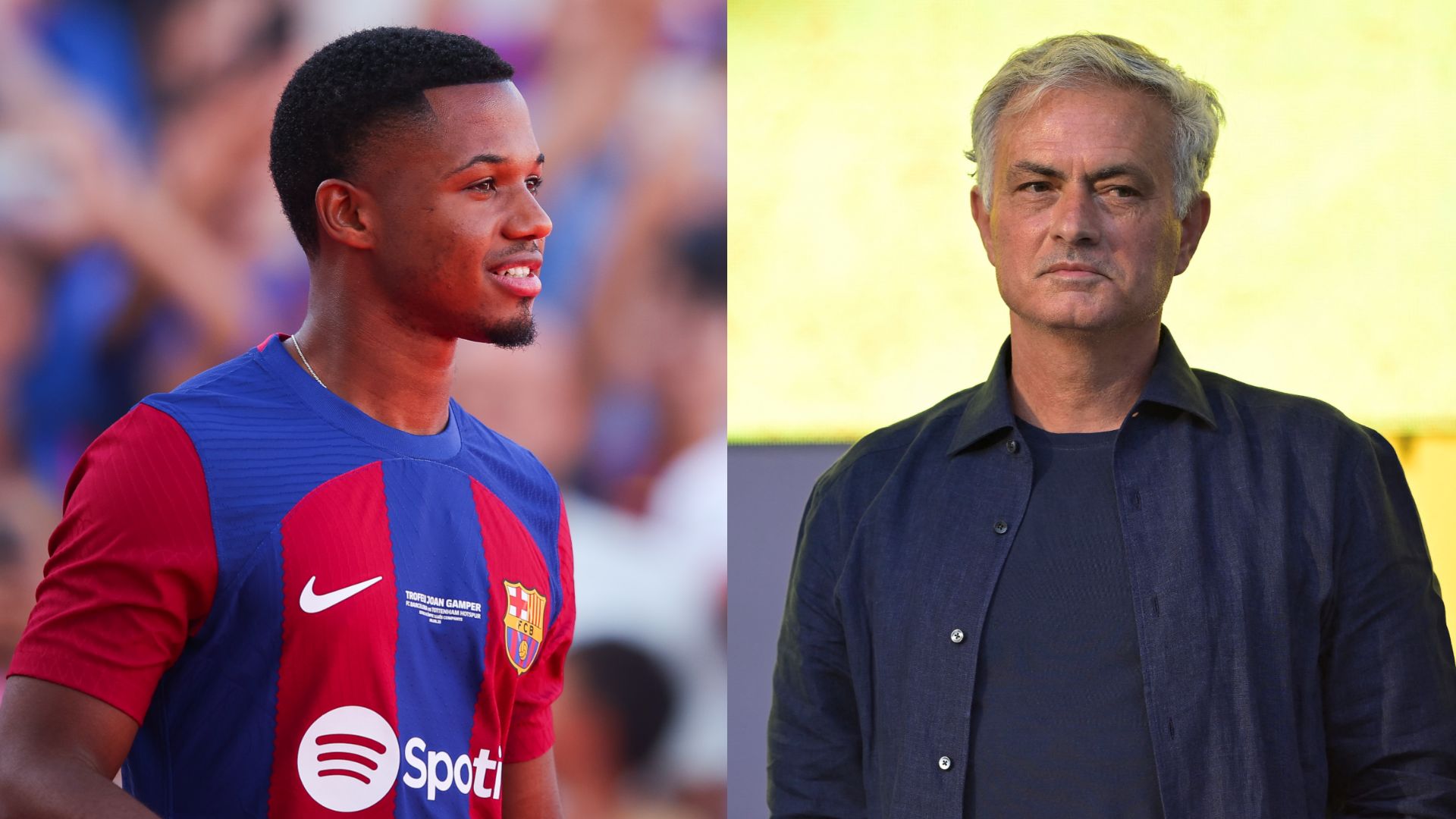 Jose Mourinho to free up Lionel Messi's old No.10 shirt at Barcelona? Fenerbahce boss eyes transfer raid for Ansu Fati after forward's forgettable Premier League loan at Brighton | Goal.com India