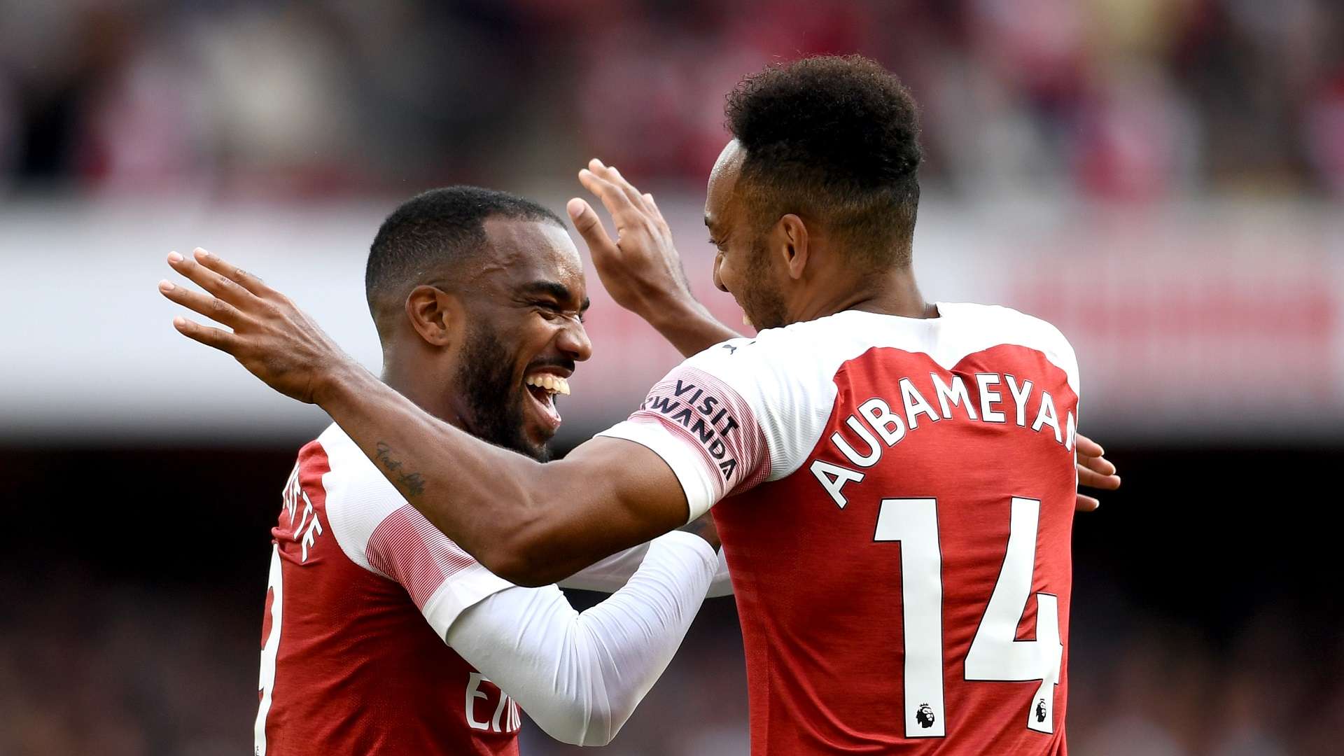 Alexandre Lacazette Pierre-Emerick Aubameyang Arsenal 25082018