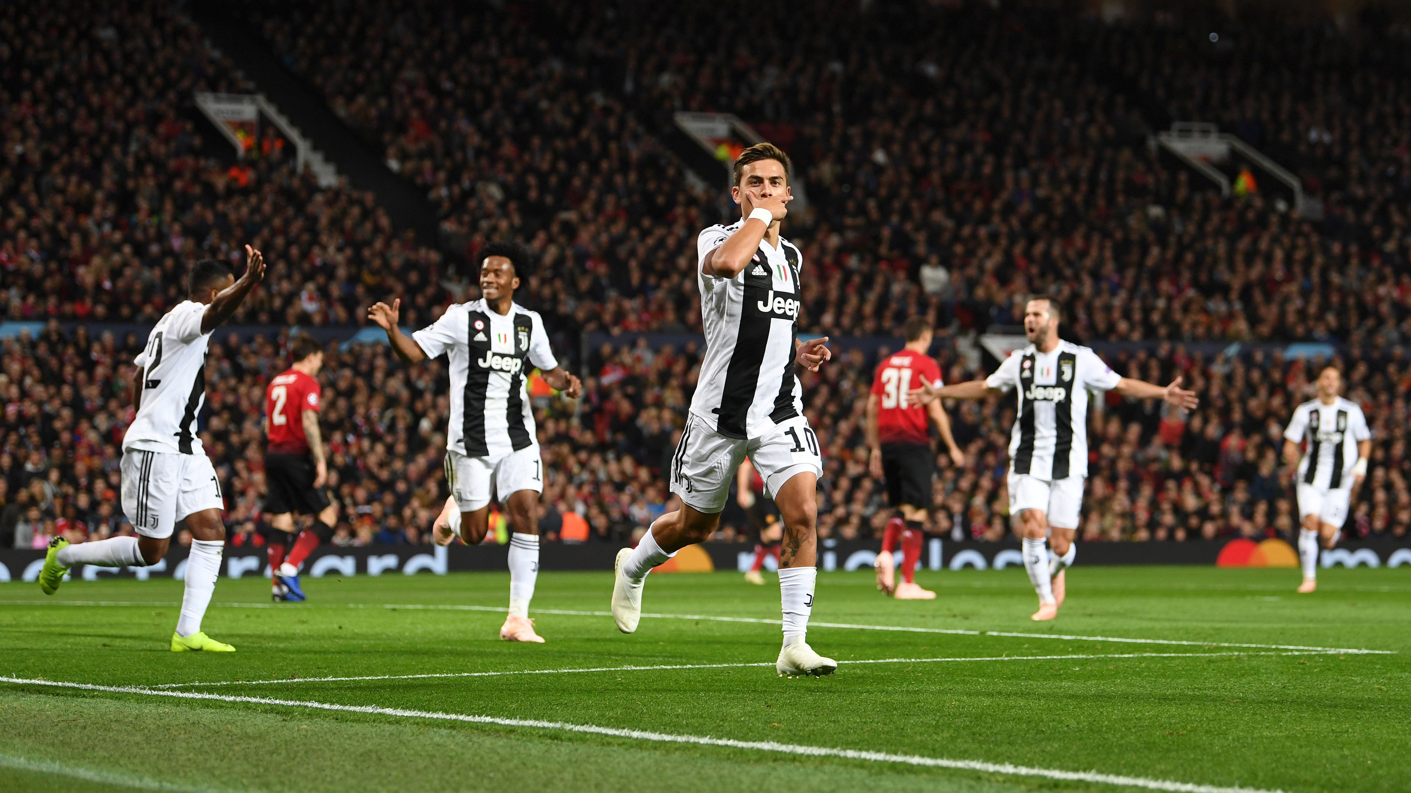 Paulo Dybala Manchester United Juventus Champions League 23102018