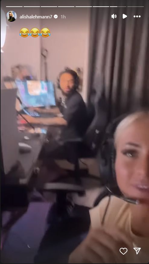 Alisha Lehmann Douglas Luis Instagram Story