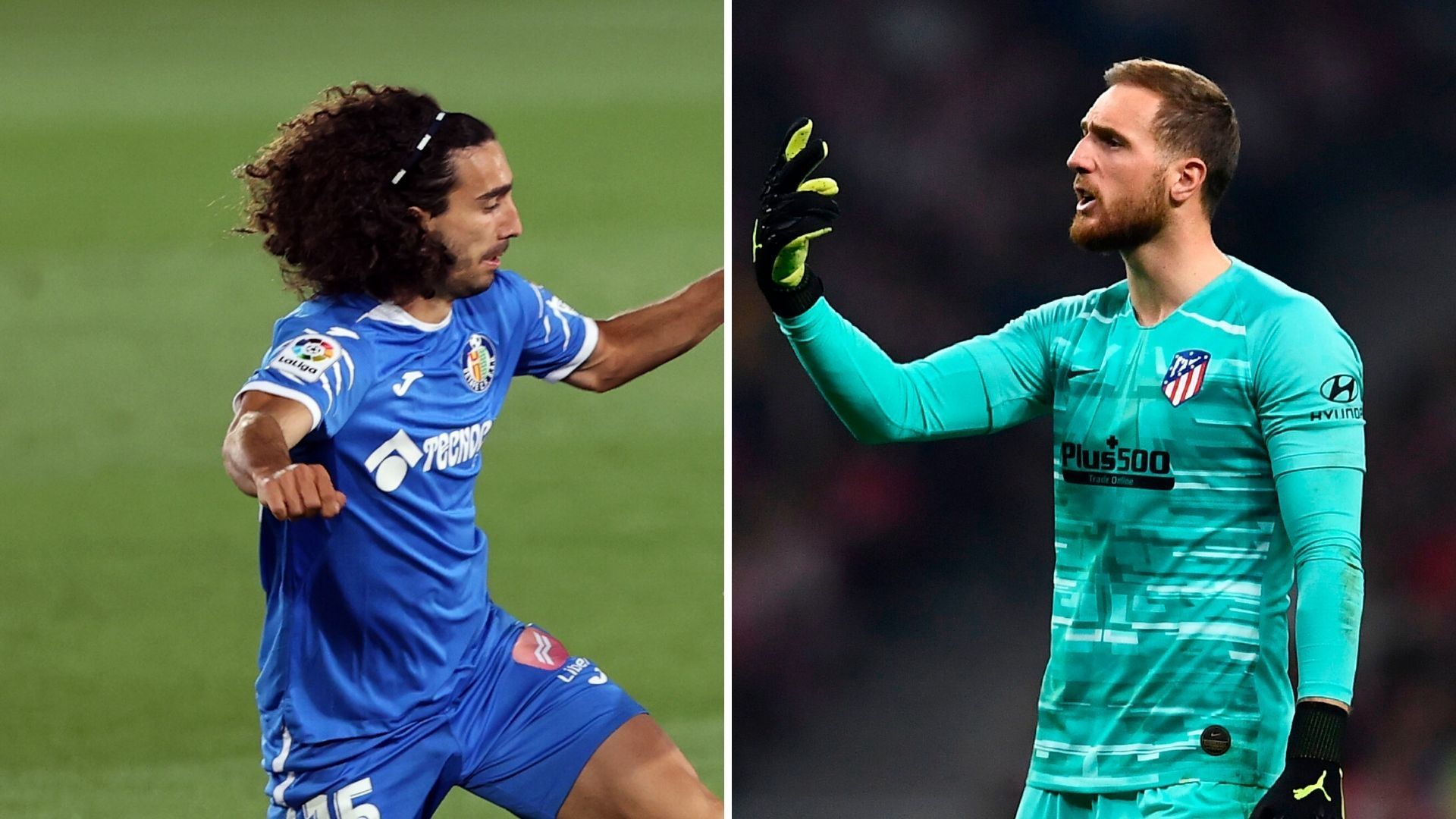 Cucurella y Oblak, Getafe vs. Atlético de Madrid