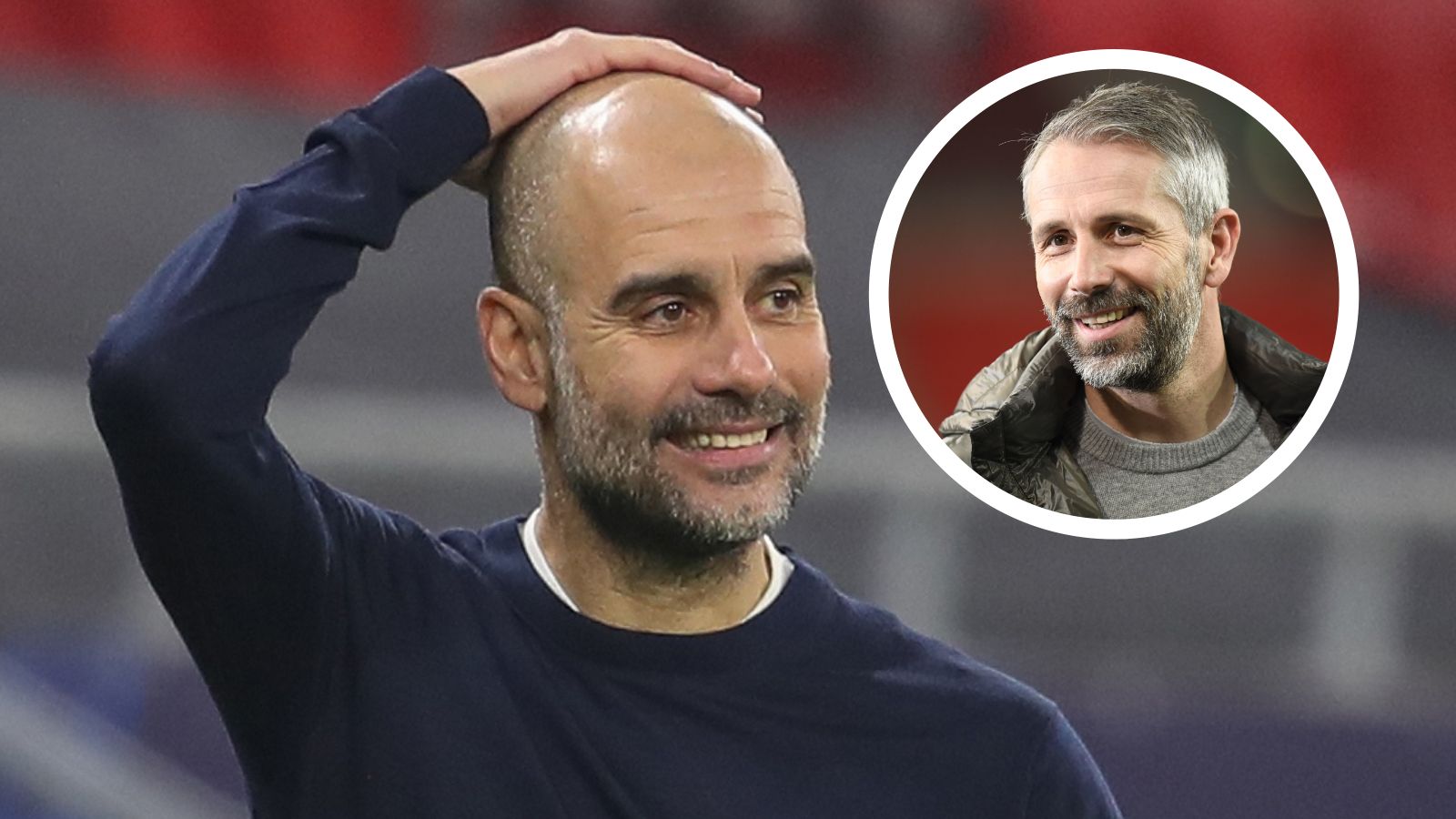 Pep Guardiola Marco Rose GFX