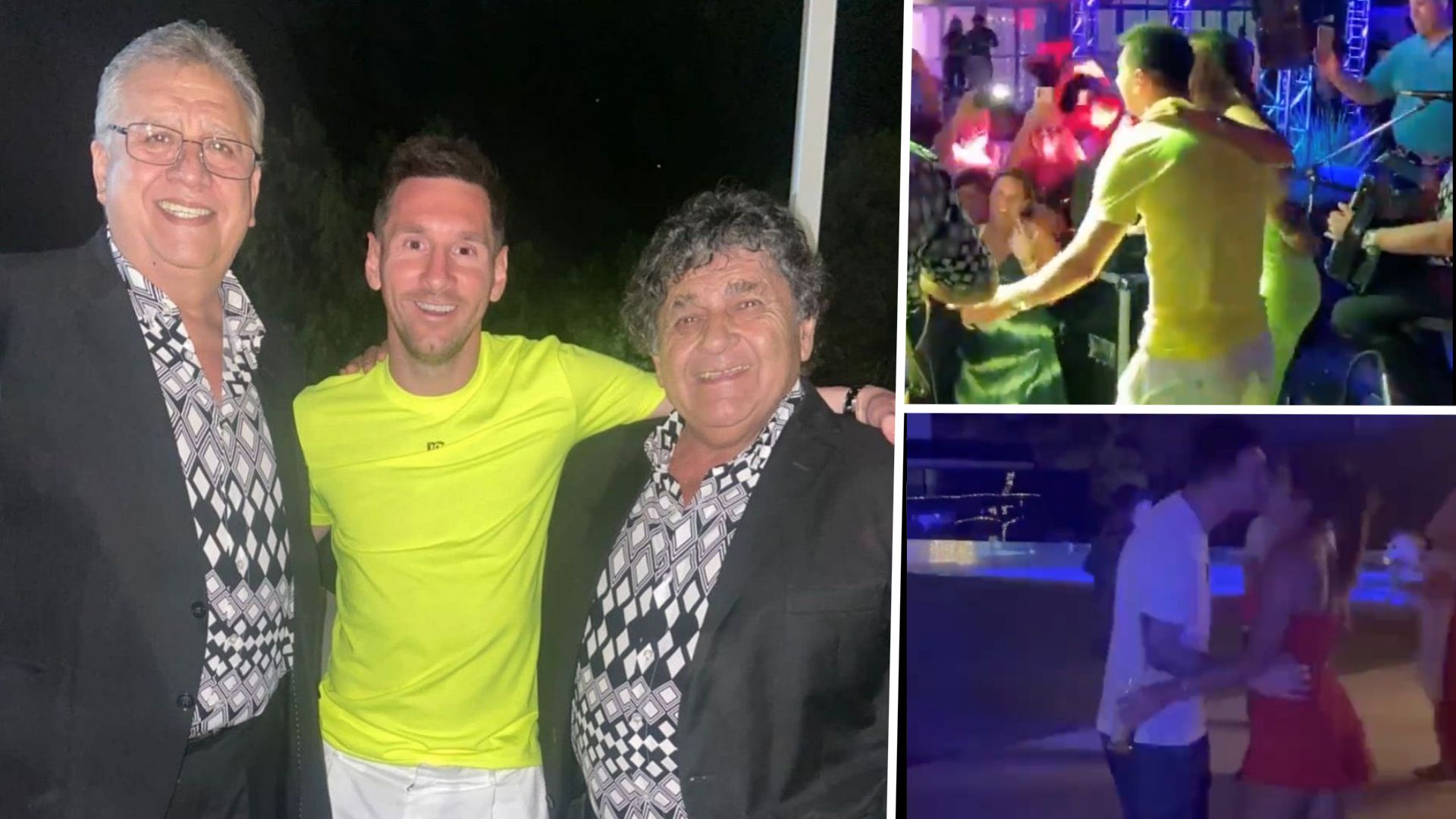 Todos los bailes de Messi y Antonela