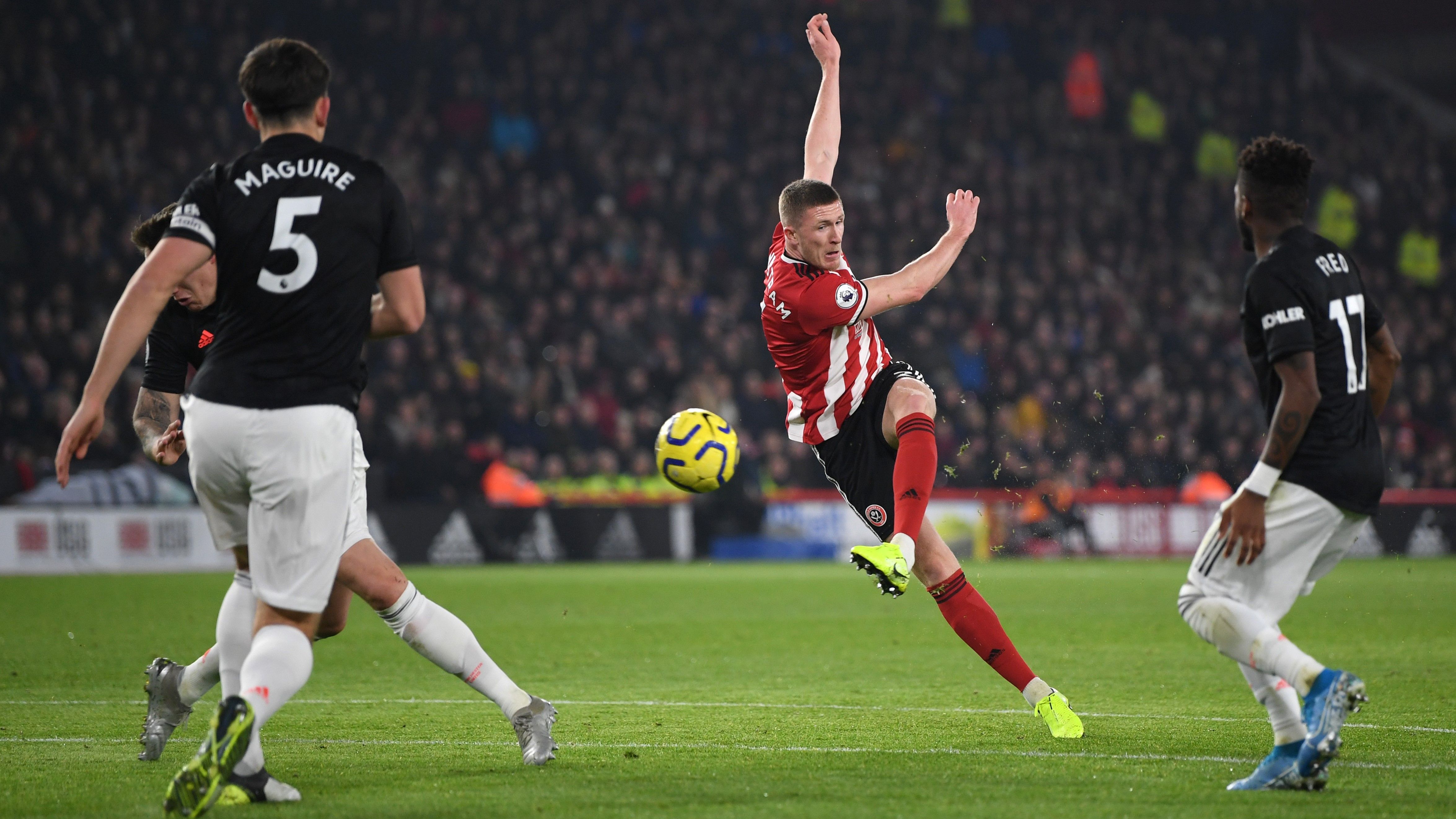 Lundstram De Gea Maguire Sheffield vs MU