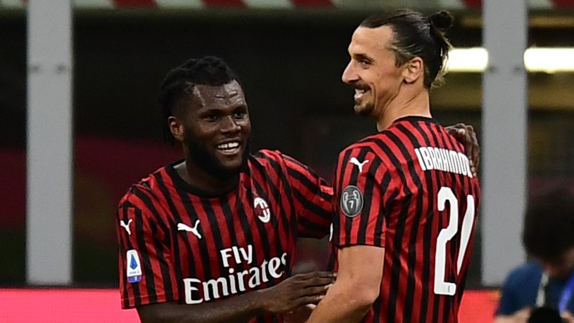 Franck Kessié Zlatan Ibrahimovic Milan