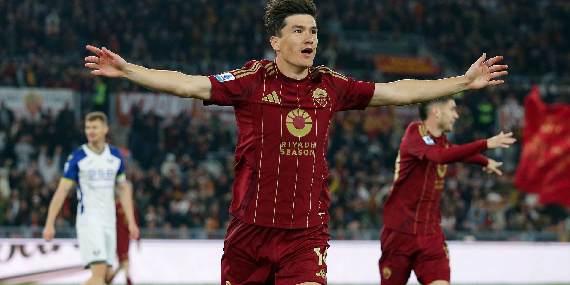 Eldor Shomurodov Roma Verona Serie A