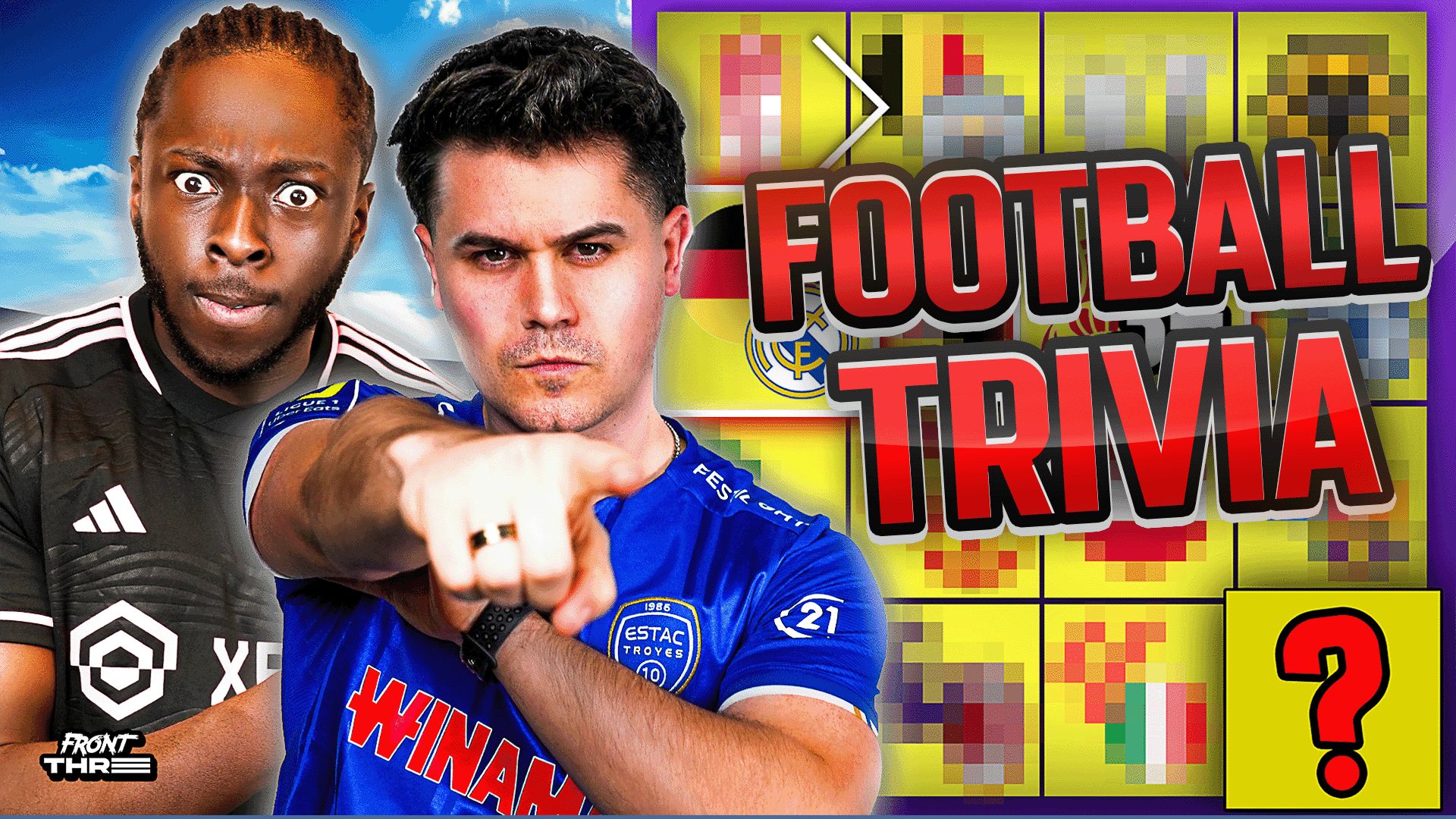 Front Three Football Trivia